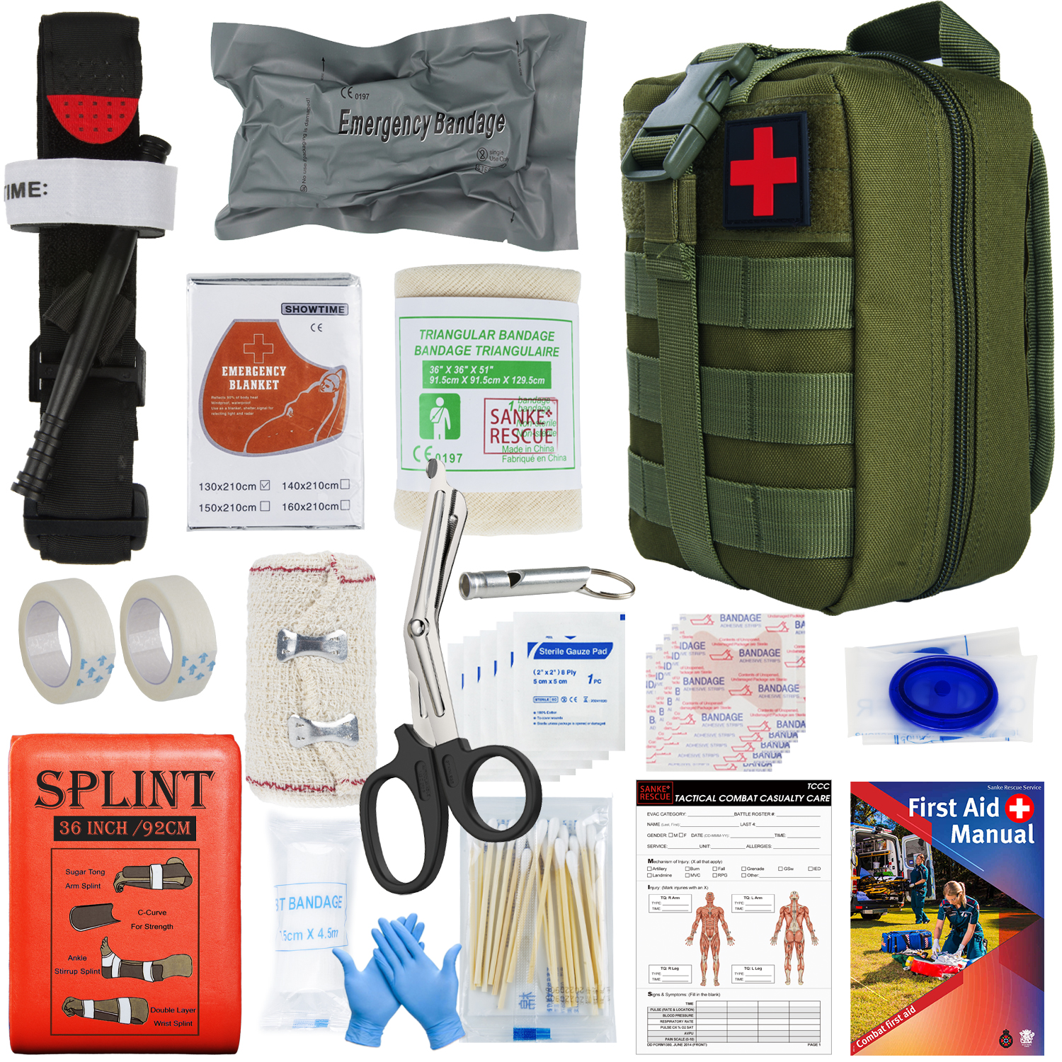 Bivy Bag Emergency - Sanke Rescue EDC Pouch First Aid