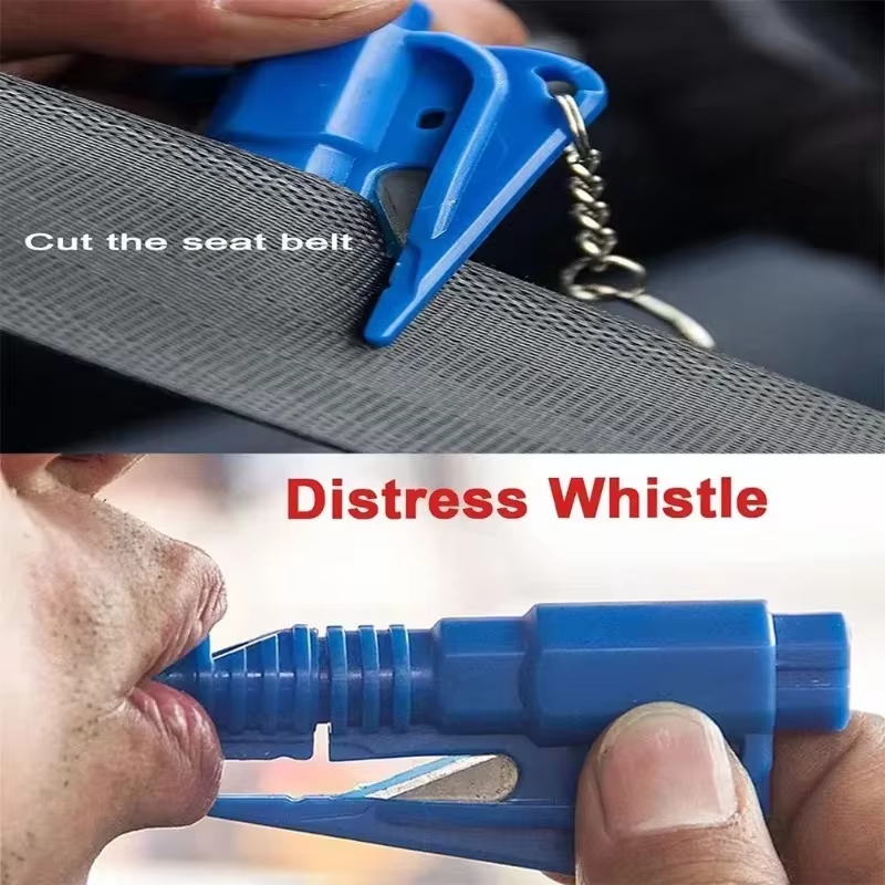 Rescue Rope Throw - Compact 3-in-1 Safety Hammer Automotive Emergency