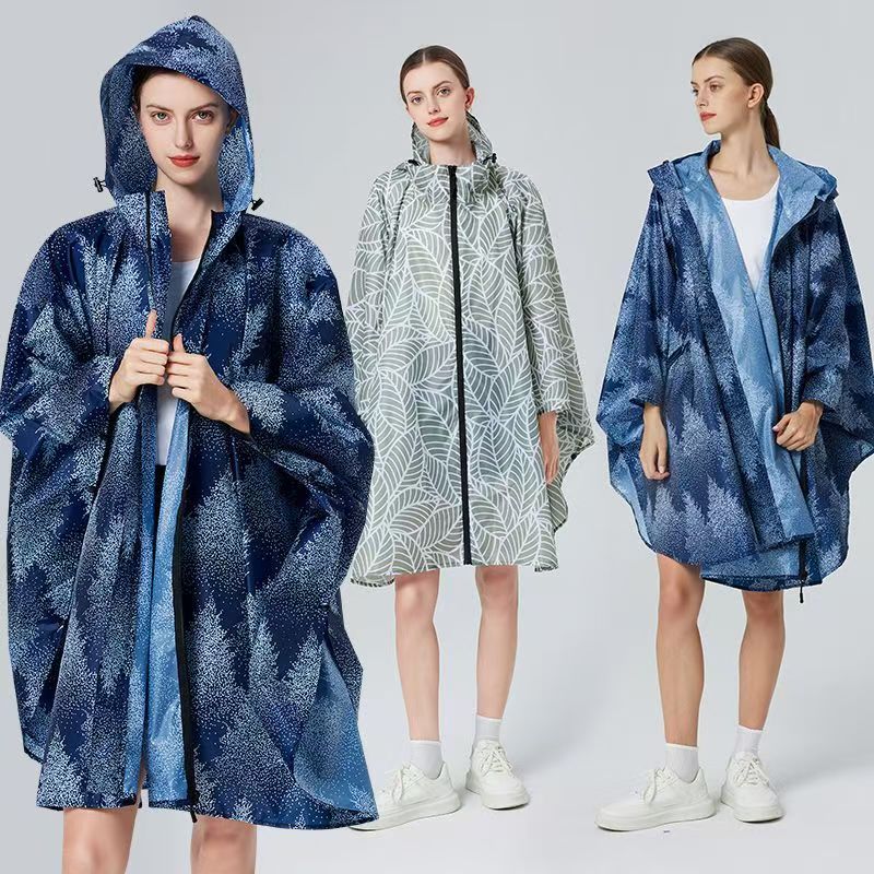 Colorful Plus Size Floral Rain - Emergency Poncho Rain avaliação e preço
