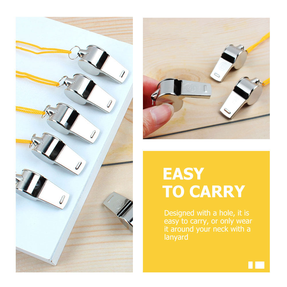 12Pcs Premium Metal Whistle Lo - Emergency Whistle Loud avaliação e preço