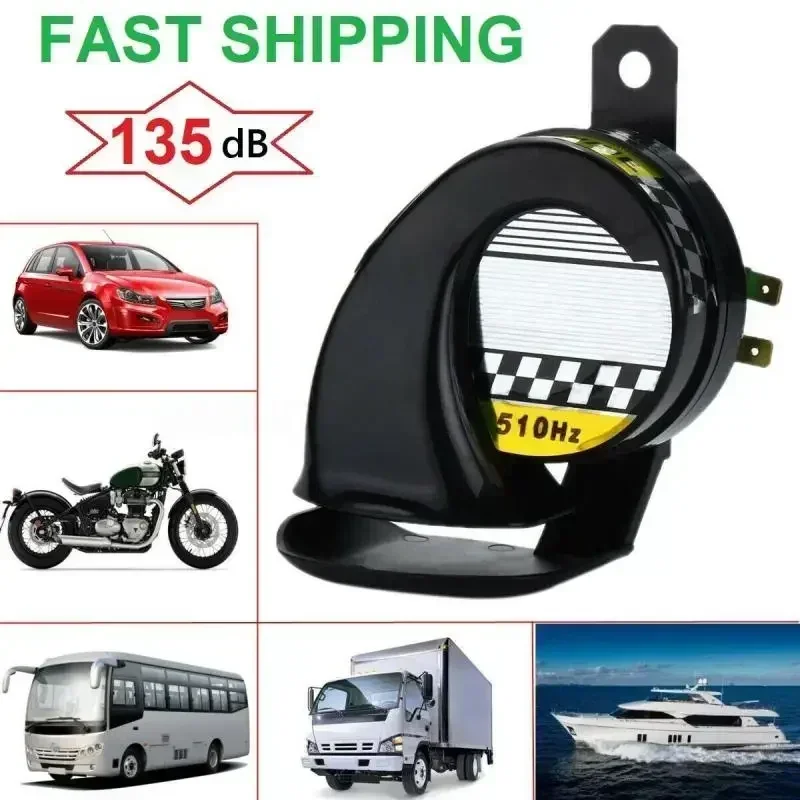 Car Motorcycle Horns 12V 130dB - Emergency Whistle Loud avaliação e preço