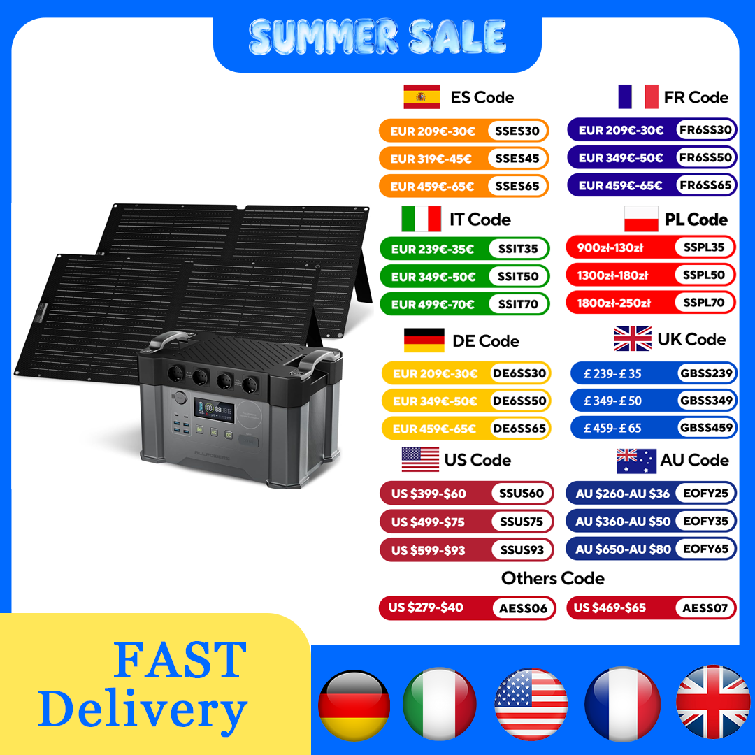 ALLPOWERS S2000 Pro Outdoor Ge - Solar Emergency Charger avaliação e preço