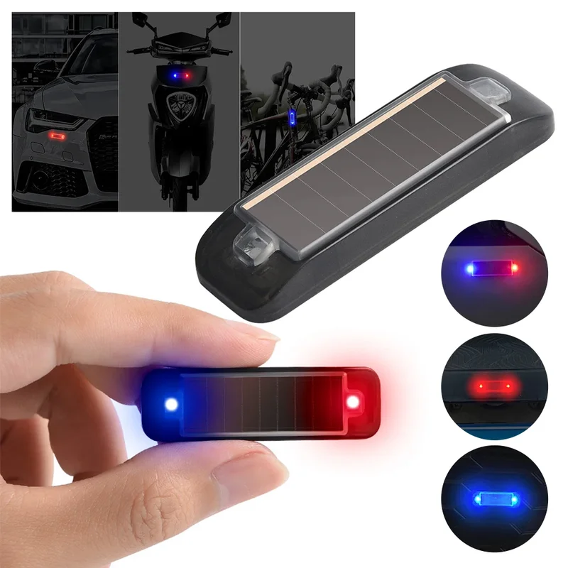 Mini LED solar power car warni - Sos Light Strobe avaliação e preço