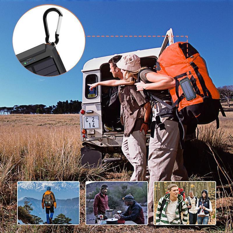 【FREEShip】Solar Charger PowerB - Solar Emergency Charger avaliação e preço