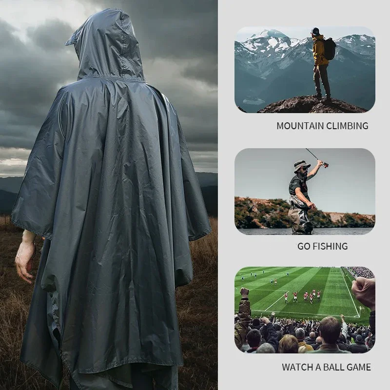 Outdoor 3 In 1 Military Rainco - Emergency Poncho Rain avaliação e preço