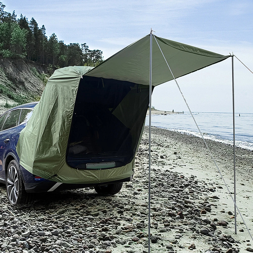 Outdoor Car Rear Tent Camping  - Emergency Mylar Tent avaliação e preço