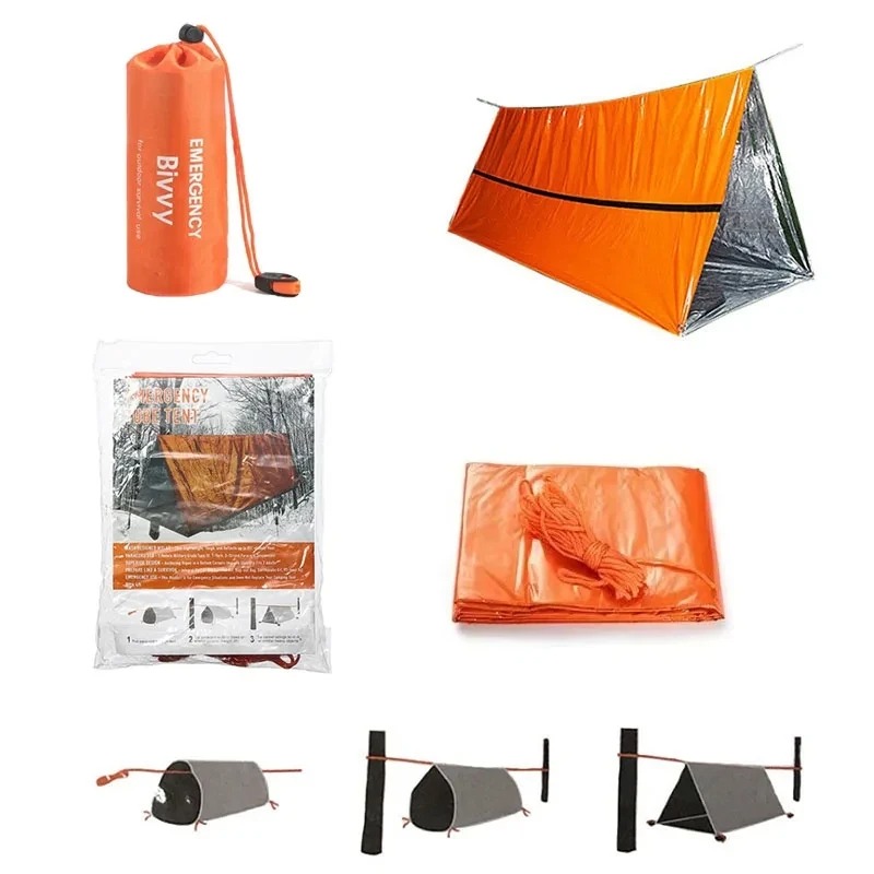 2 Person Emergency Shelter Biv - Emergency Mylar Tent avaliação e preço