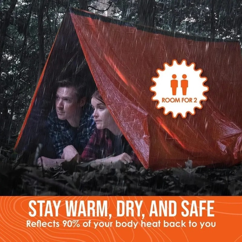 2 Person Emergency Shelter Biv - Emergency Mylar Tent avaliação e preço