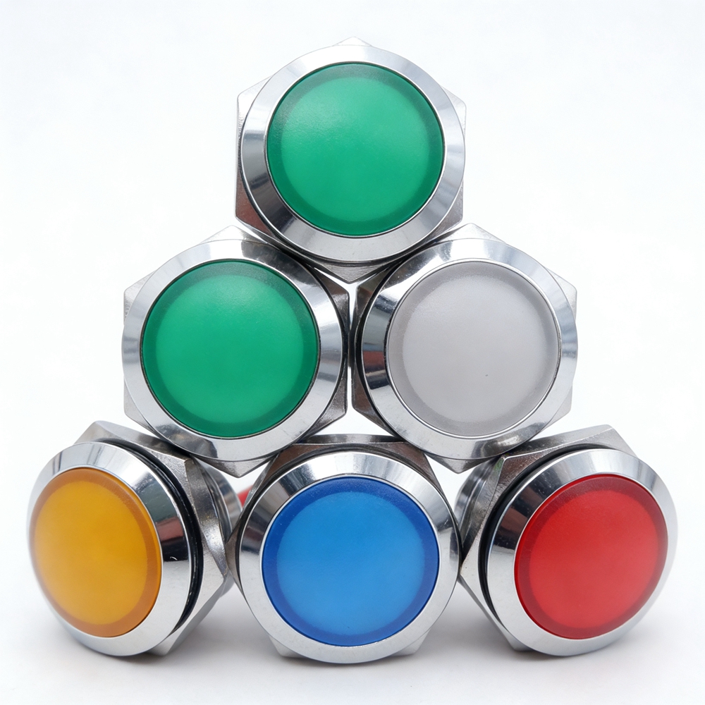 Metal LED Indicator Light 12mm - Signal Panel Orange avaliação e preço