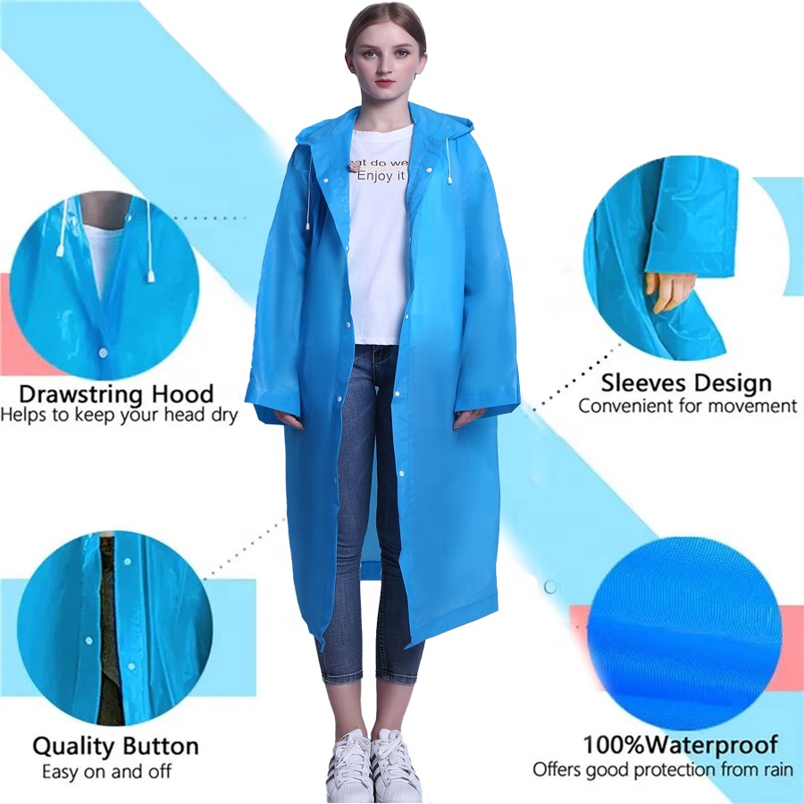 Raincoat Thickened Transparent - Emergency Poncho Rain avaliação e preço