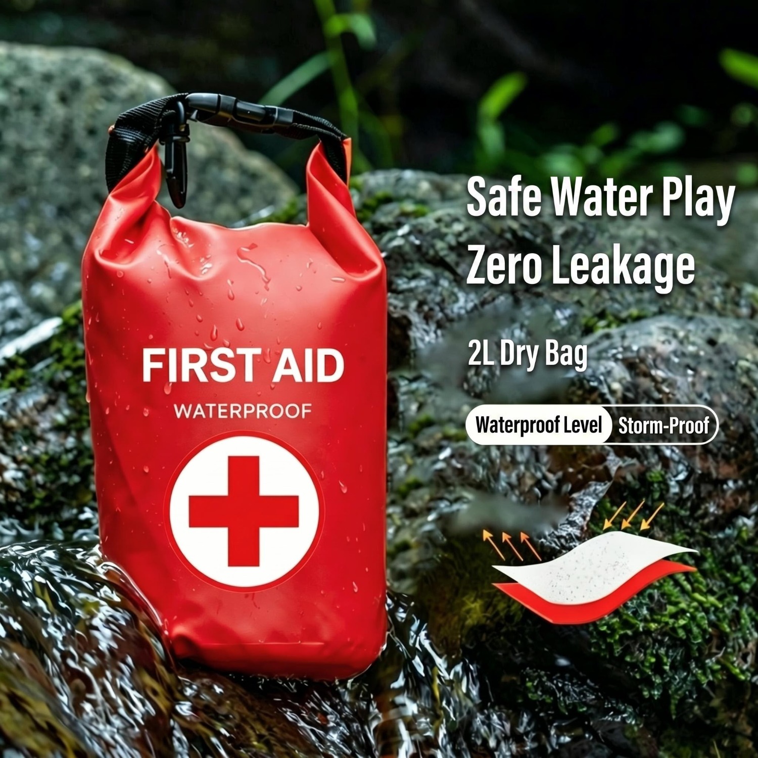 2L Waterproof First Aid Bag Ro - Bivy Bag Emergency avaliação e preço