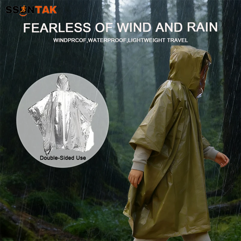 SSUNTAK Emergency Survival Rai - Emergency Poncho Rain avaliação e preço