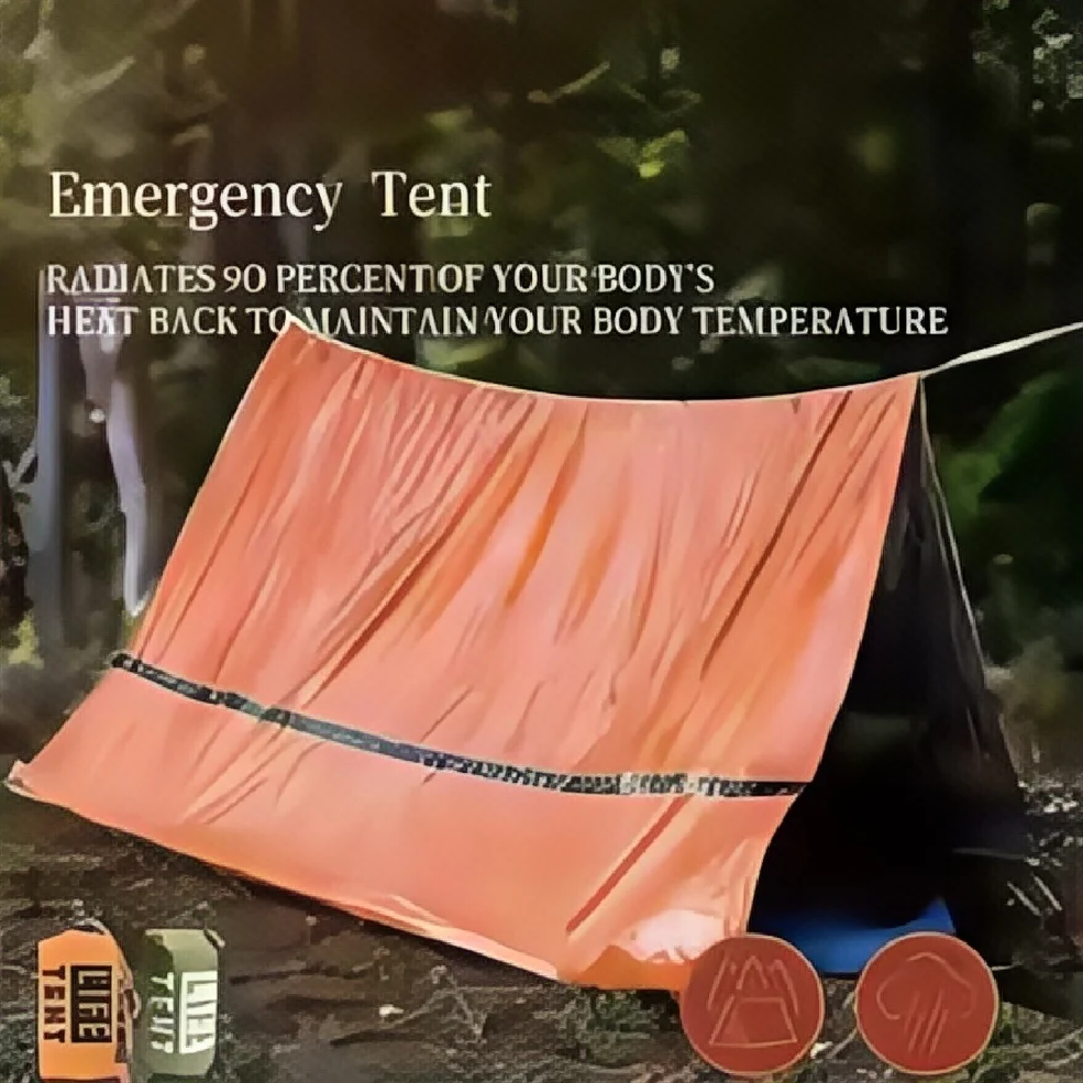 2-Person Emergency Survival Sh - Emergency Mylar Tent avaliação e preço