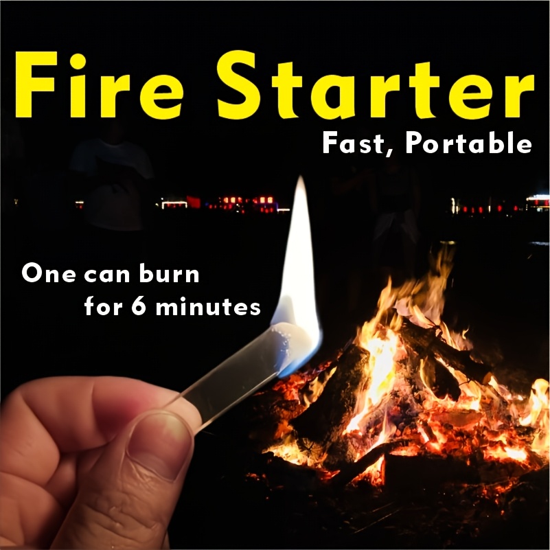 50PCS Outdoor fire starter,wat - Bivy Bag Emergency avaliação e preço