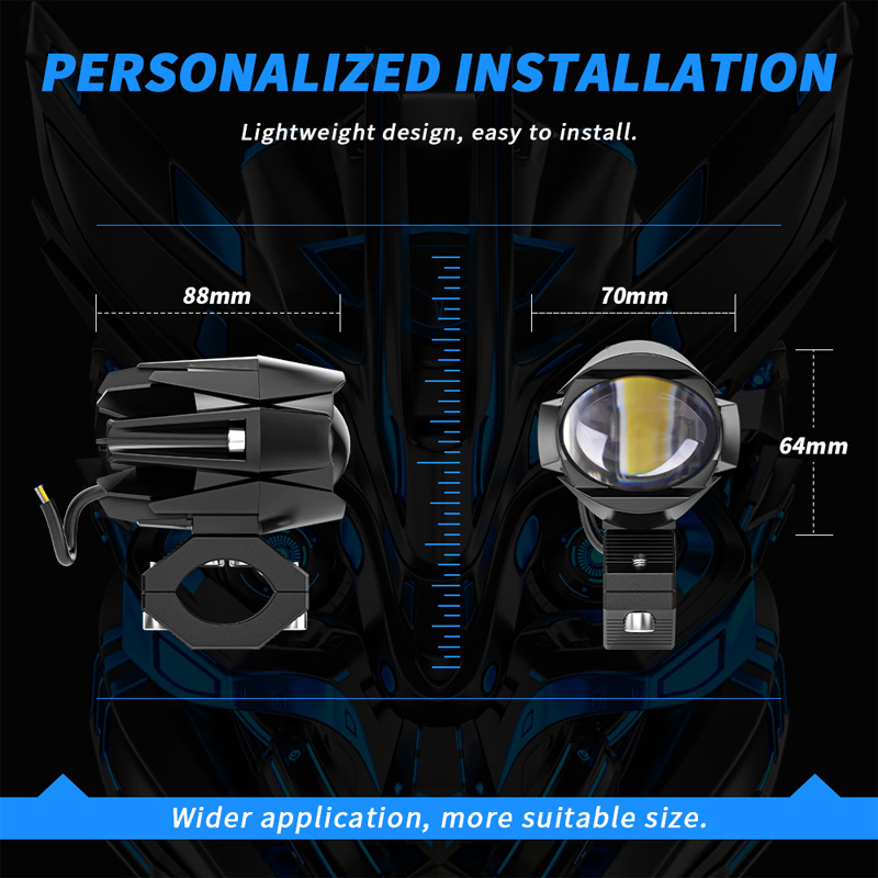 Motorcycle LED Fog Light Flash - Sos Light Strobe avaliação e preço