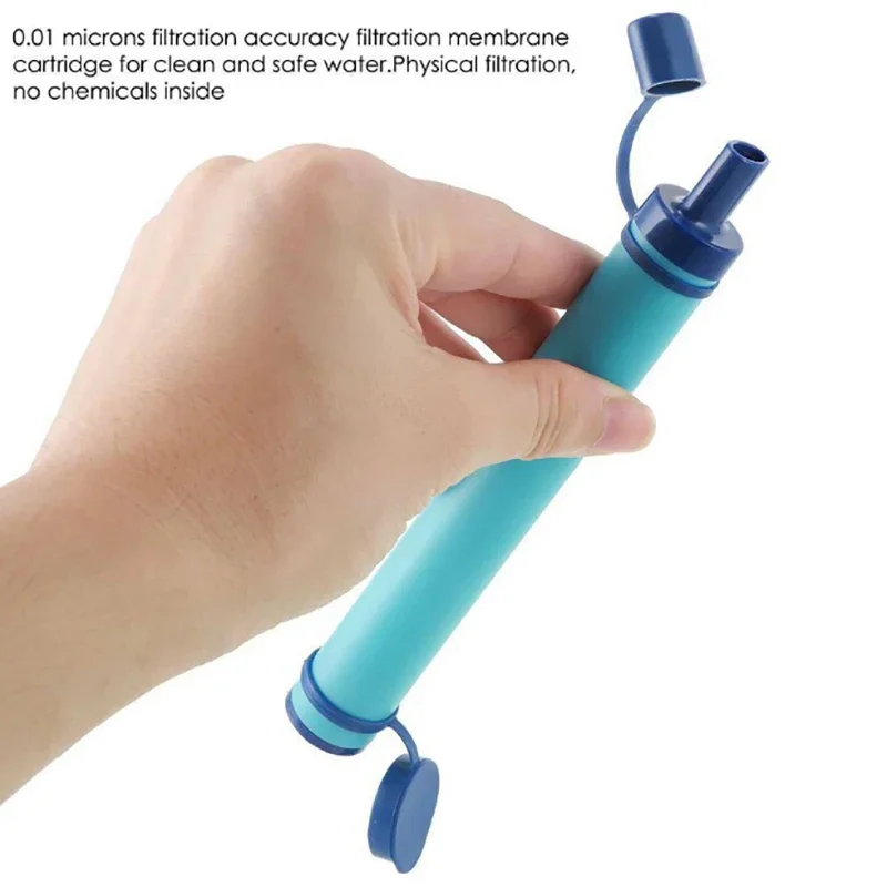 1pc Outdoor Mini Water Filter  - Water Purification Straw avaliação e preço