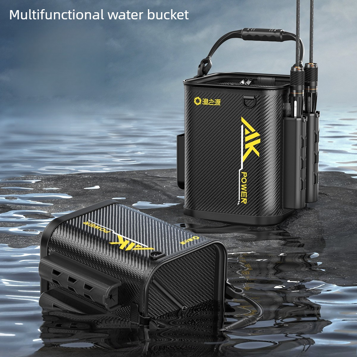Multi-Functional Live Fish Buc - Water Bag Collapsible avaliação e preço