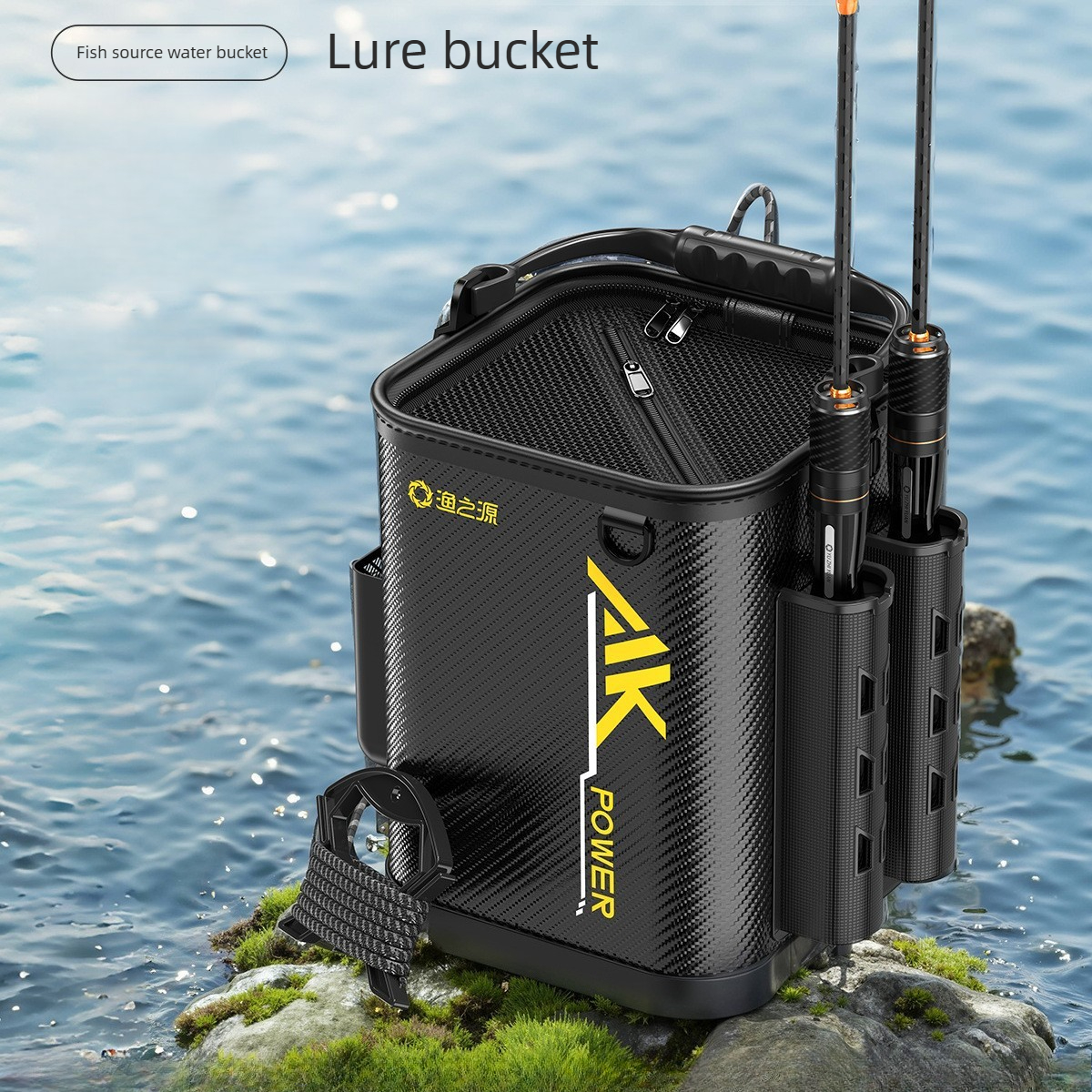 Multi-Functional Live Fish Buc - Water Bag Collapsible avaliação e preço