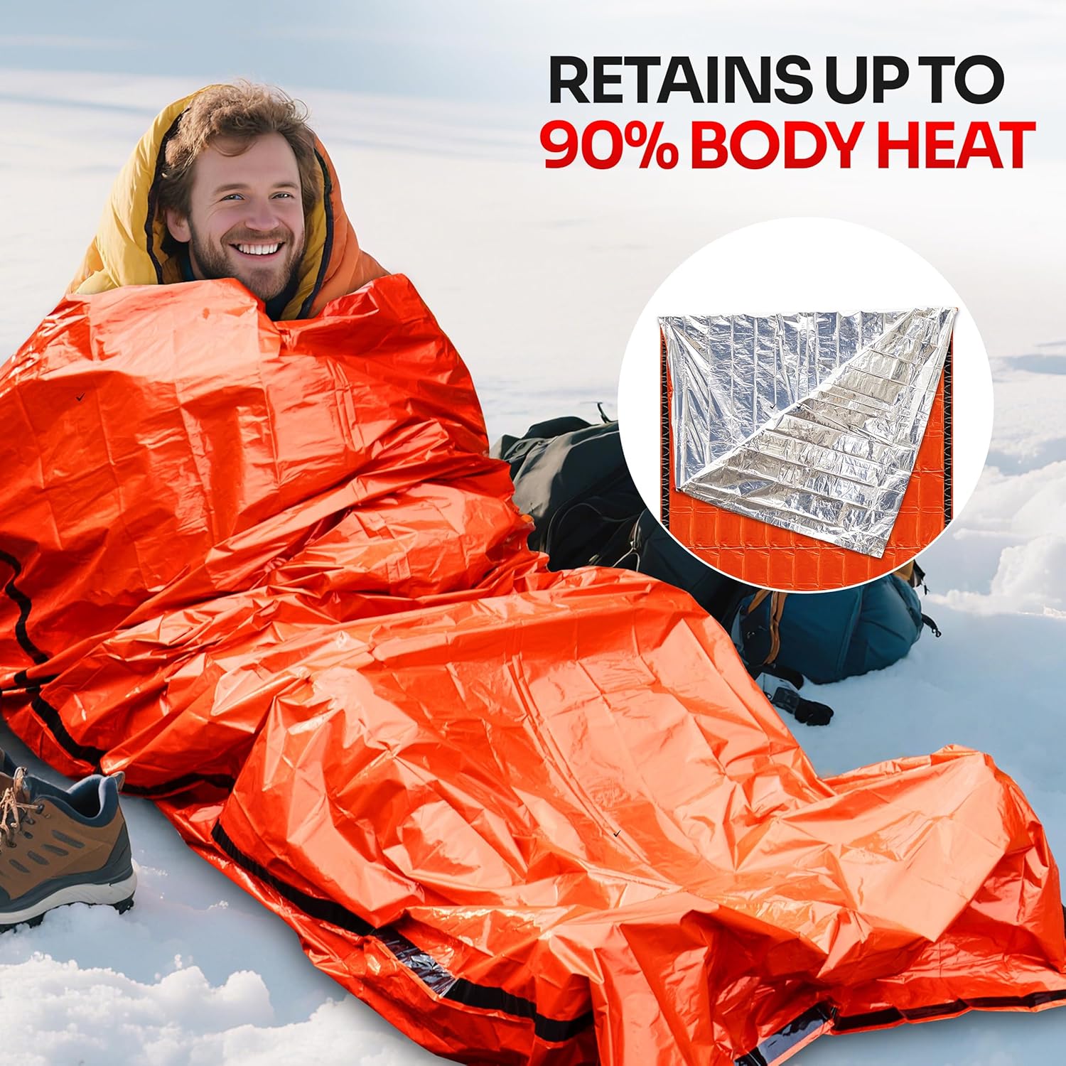Emergency Sleeping Bag for Sur - Emergency Mylar Tent avaliação e preço