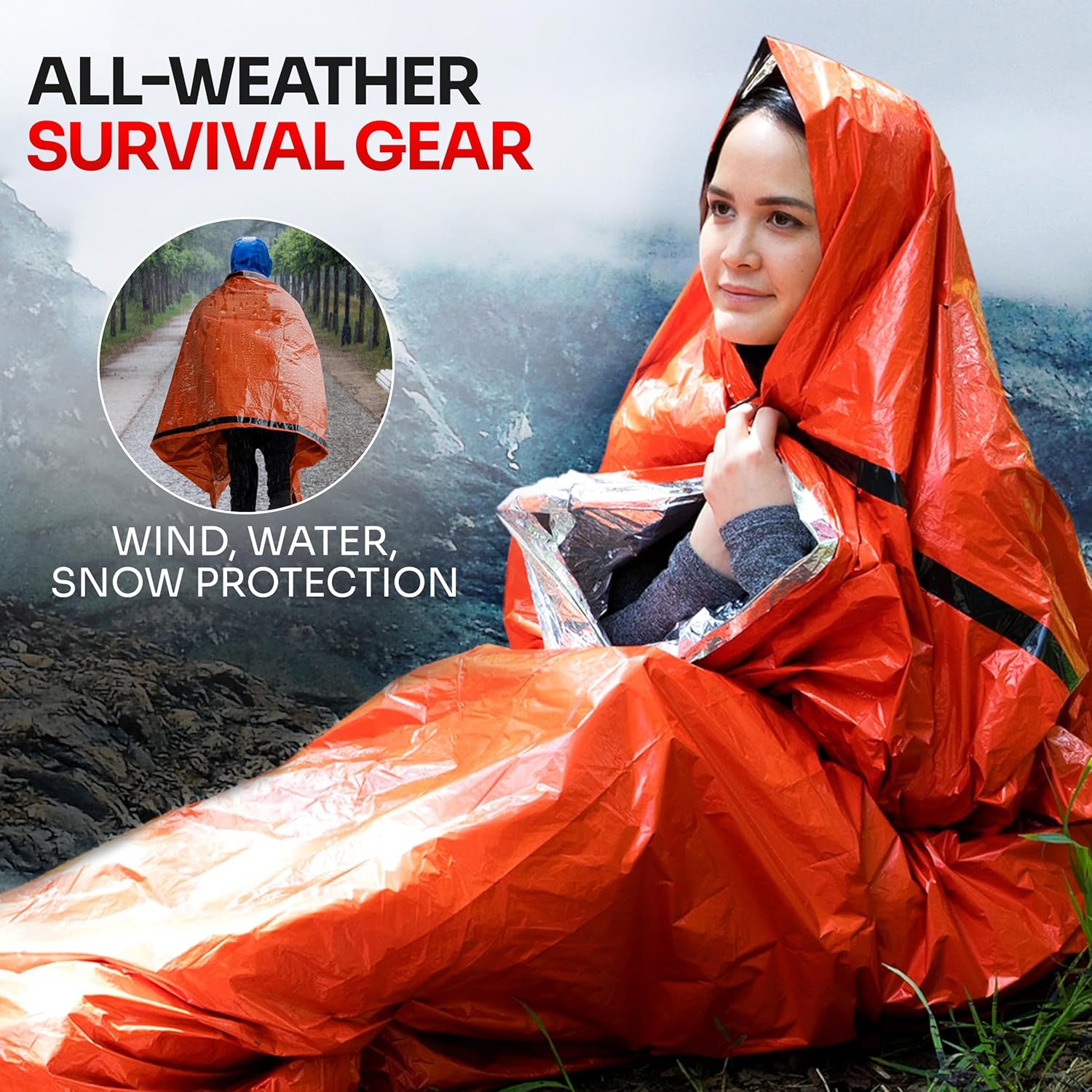 Emergency Sleeping Bag for Sur - Emergency Mylar Tent avaliação e preço