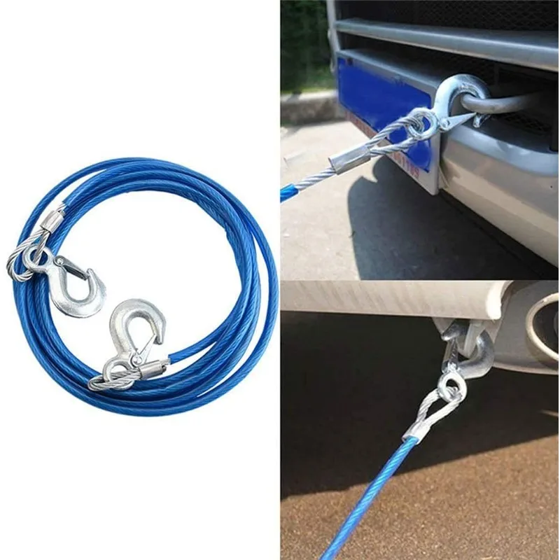 Car Towing Rope 3-7 Tons Steel - Rescue Rope Throw avaliação e preço