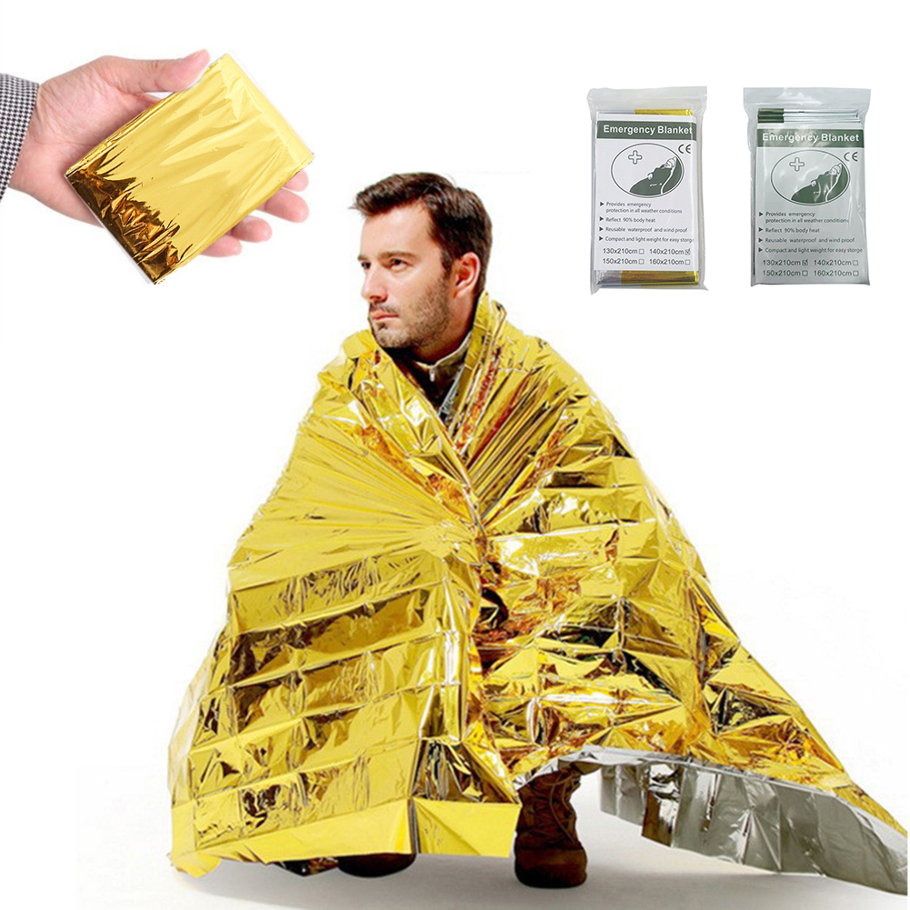 5Pcs Outdoor Emergency Blanket - Bivy Bag Emergency avaliação e preço
