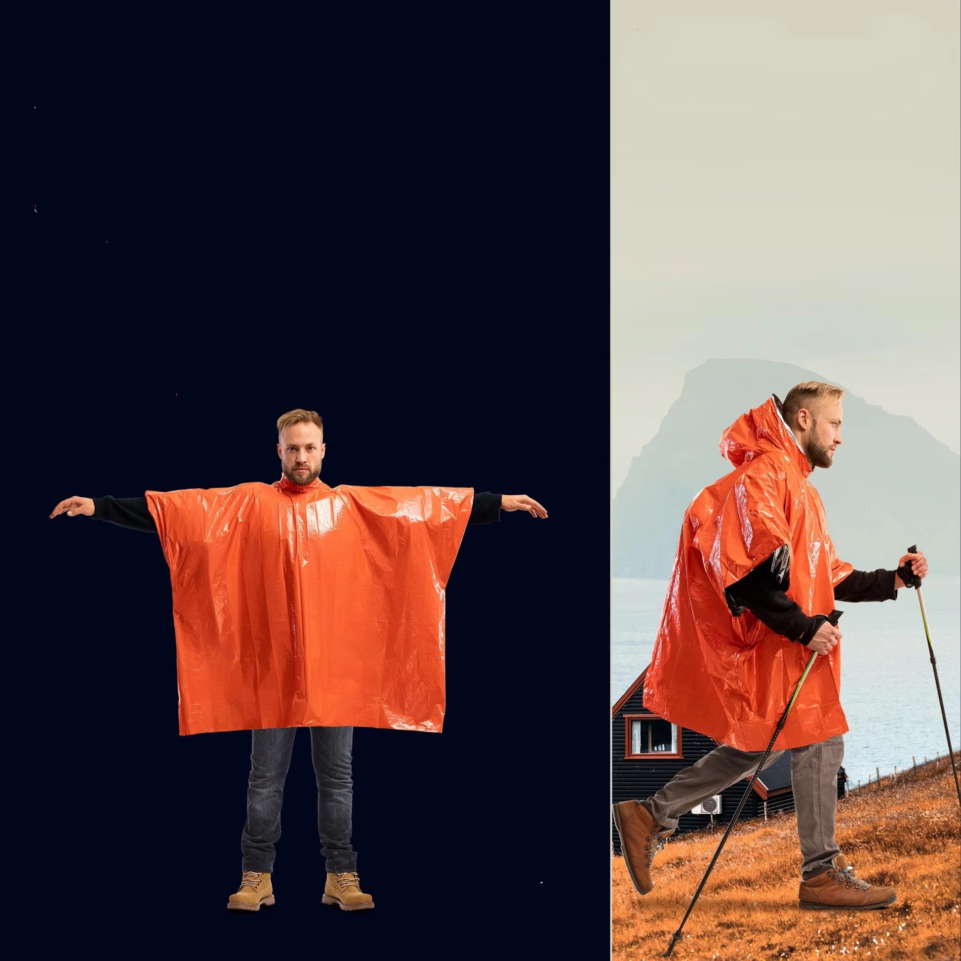 LIFE poncho Emergency Survival - Survival Blanket Reflective avaliação e preço