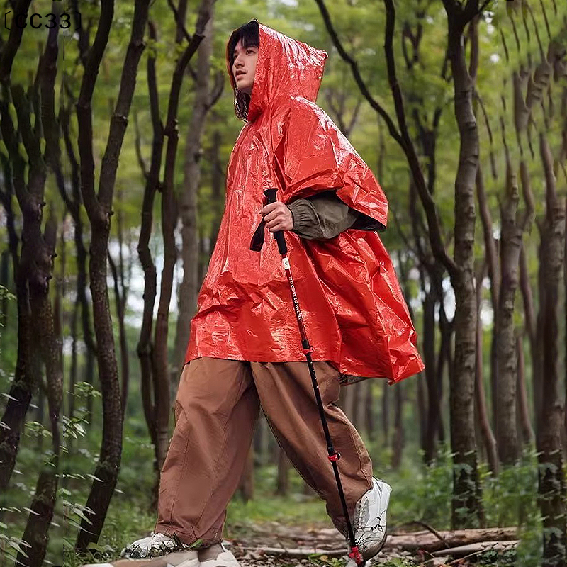 Emergency Survival Rain Hot Po - Survival Blanket Reflective avaliação e preço