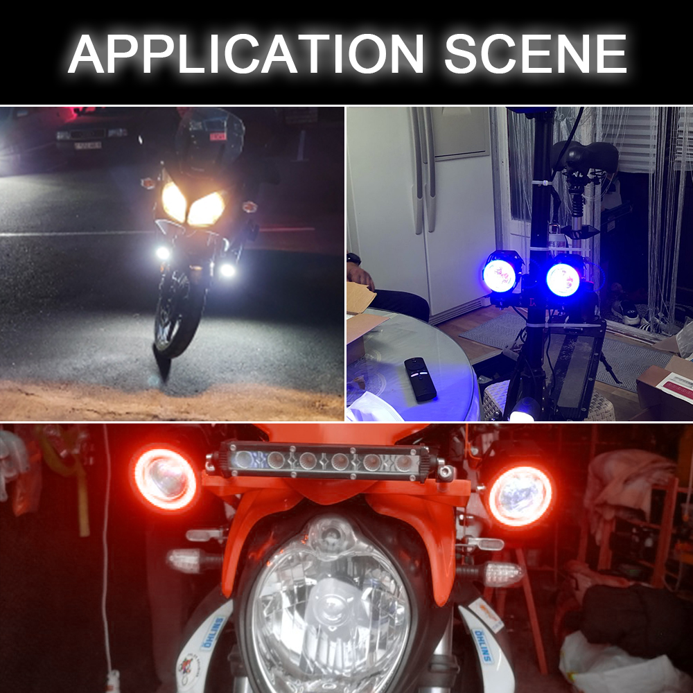 12V -80V 6500K U7 Laser Lens M - Sos Light Strobe avaliação e preço