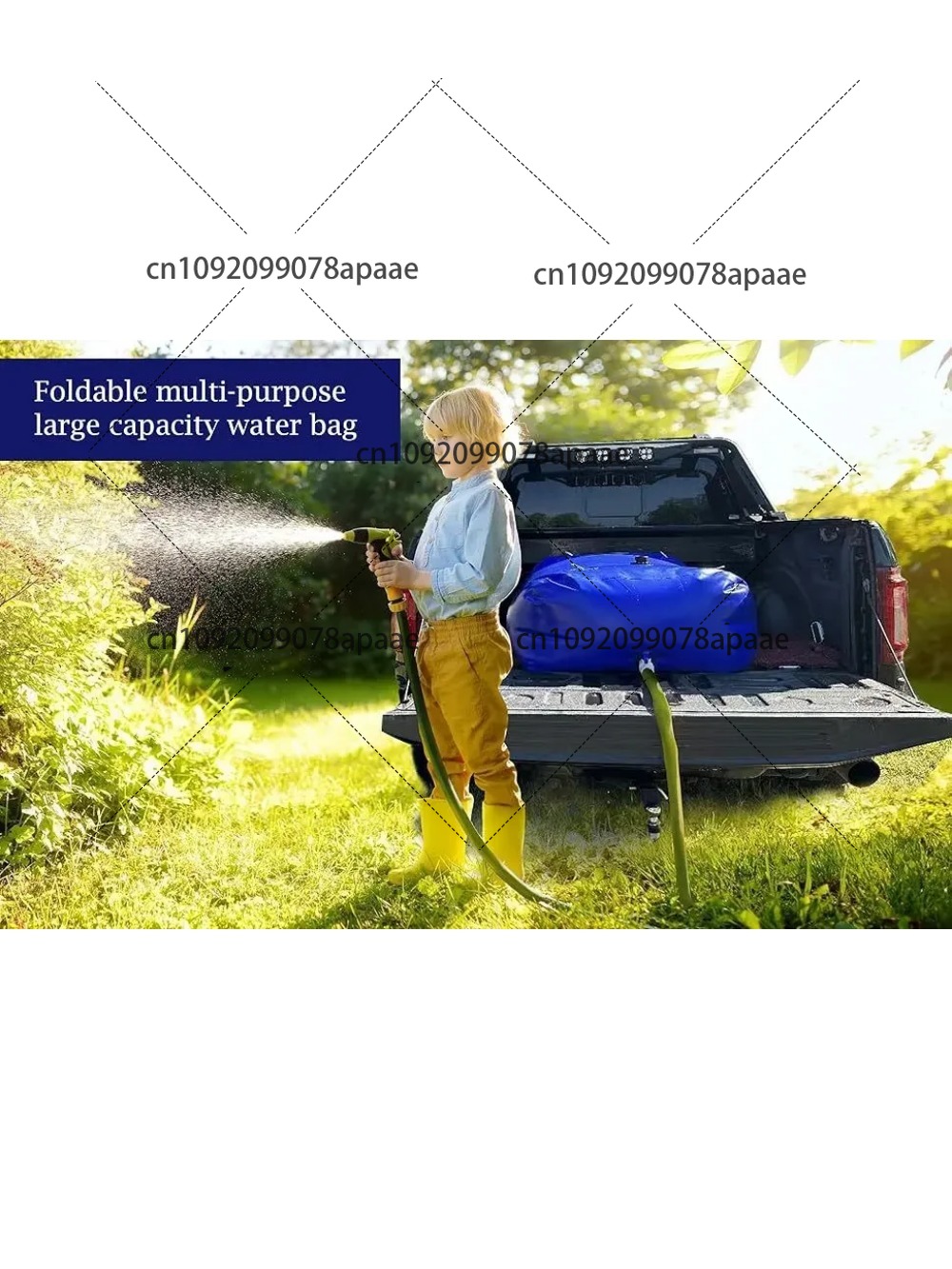 110L PVC Water Storage Bag, Po - Water Bag Collapsible avaliação e preço