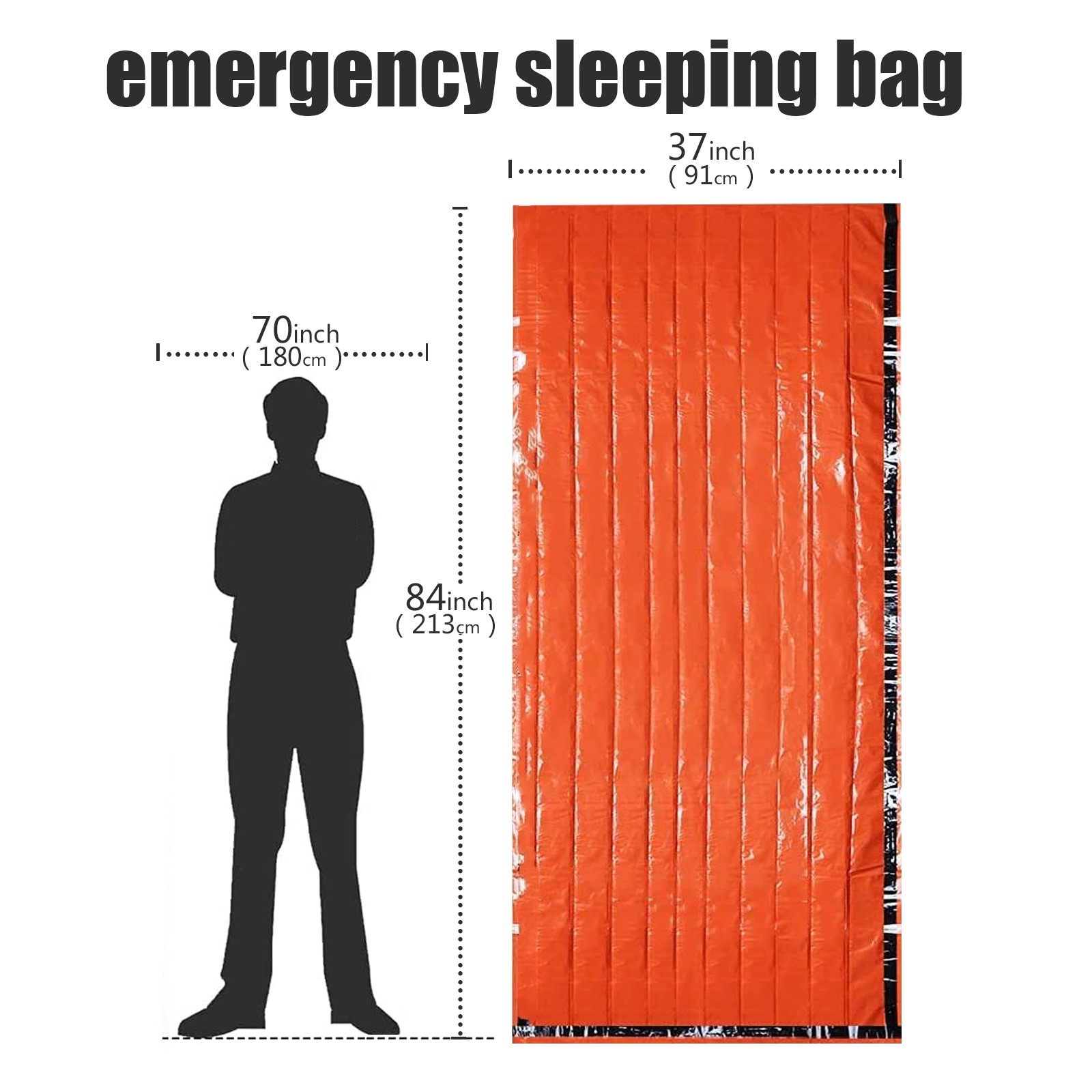 Emergency Sleeping Bag, Mylar  - Emergency Mylar Tent avaliação e preço