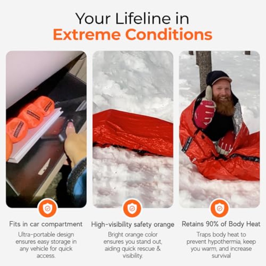 Emergency Sleeping Bag Ultrali - Emergency Mylar Tent avaliação e preço