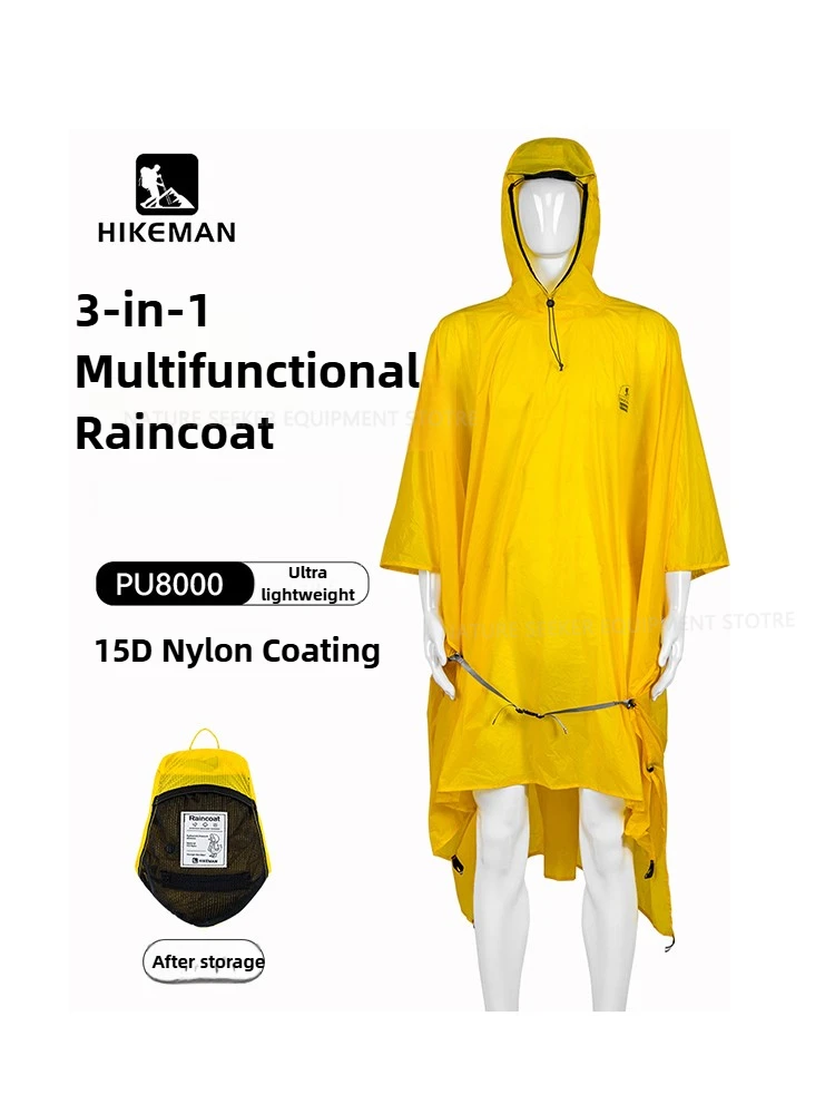 15D/210T Raincoat Waterproof R - Emergency Poncho Rain avaliação e preço